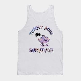 tummy ache survivor tie dye Tank Top